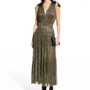 Sabina Musayev Gold Dress